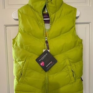 Weatherproof Kids Lime Green Puffer Vest